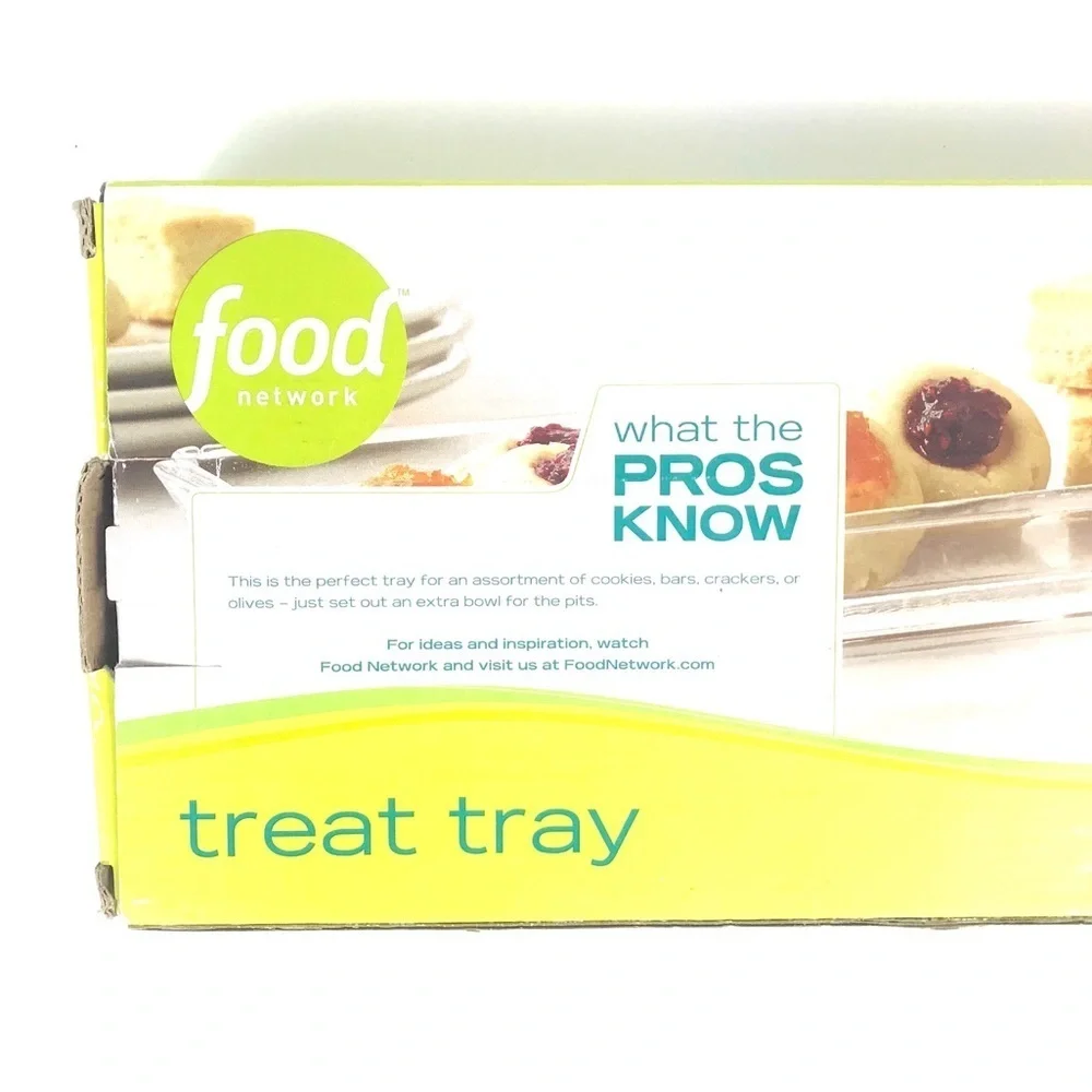 Food Network Glass Treat Tray